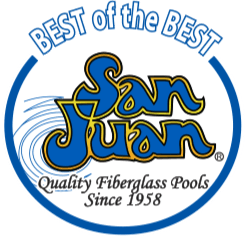 San Juan Pools logo - Premium fiberglass pool manufacturer