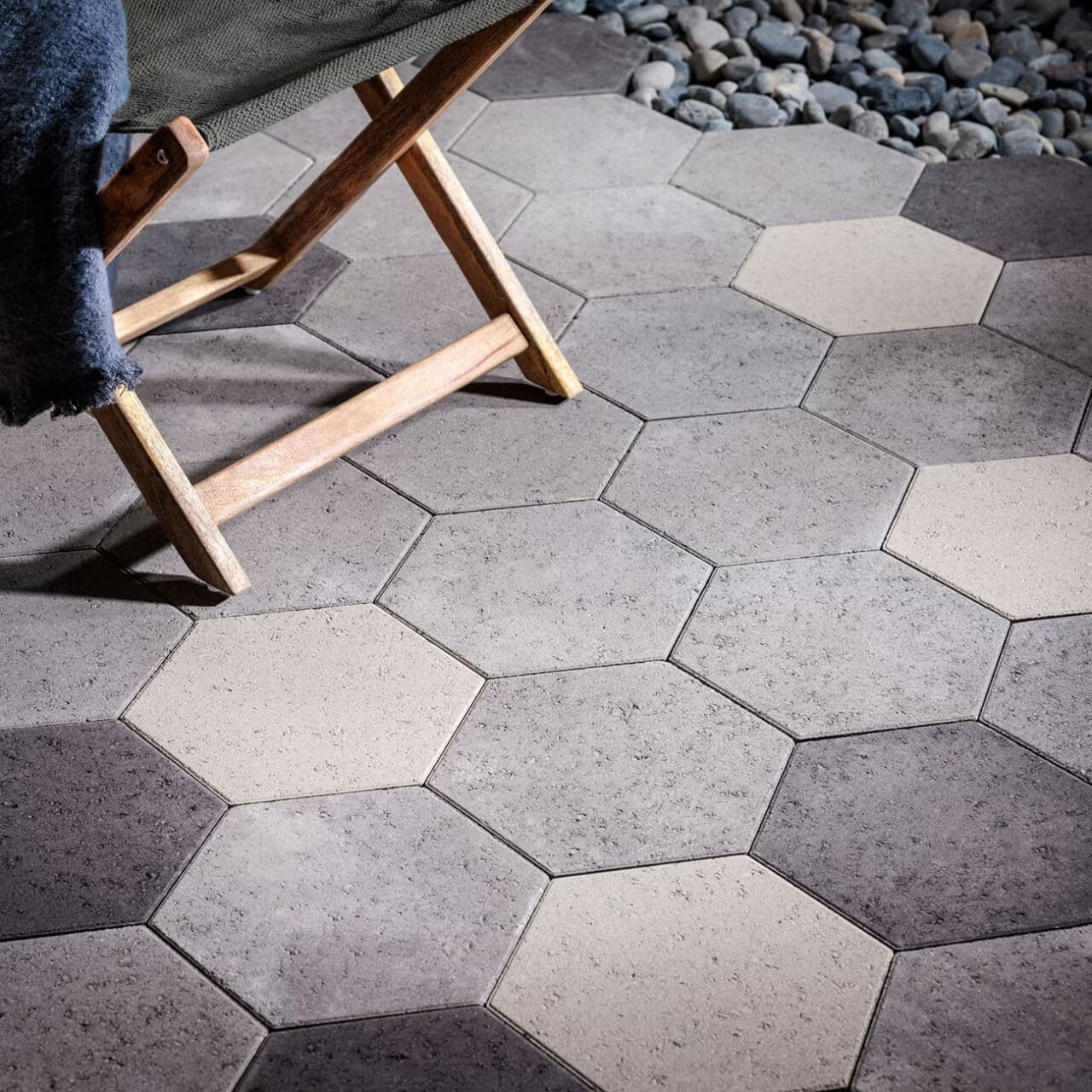 Hexagon paver