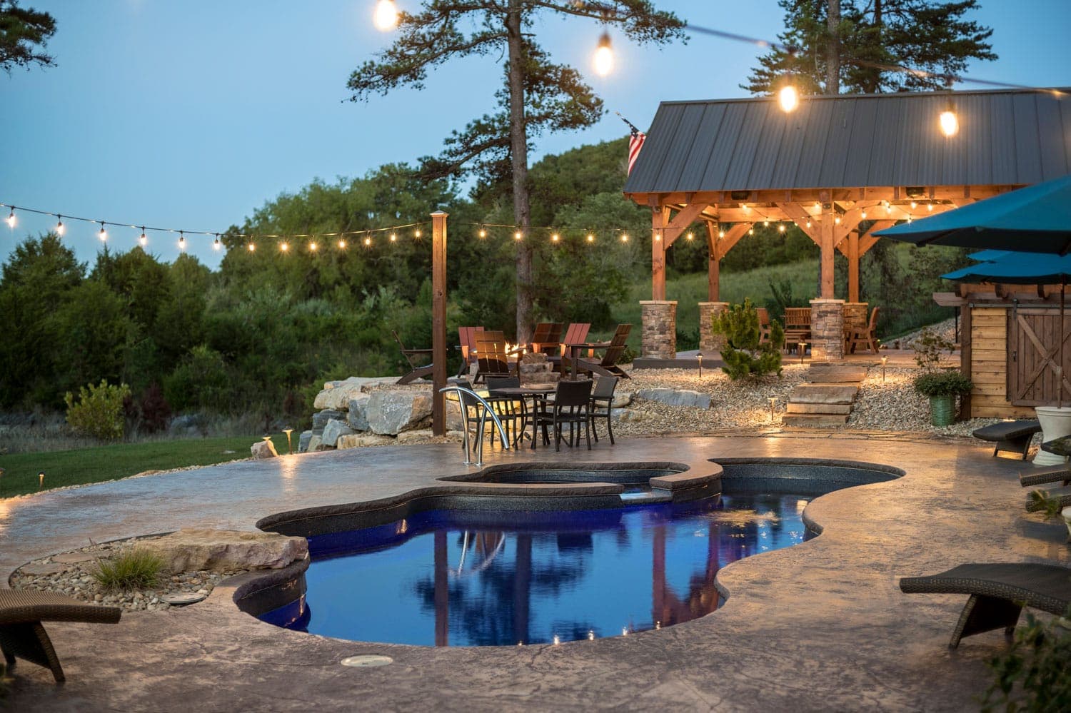 Latham fiberglass pools showcase