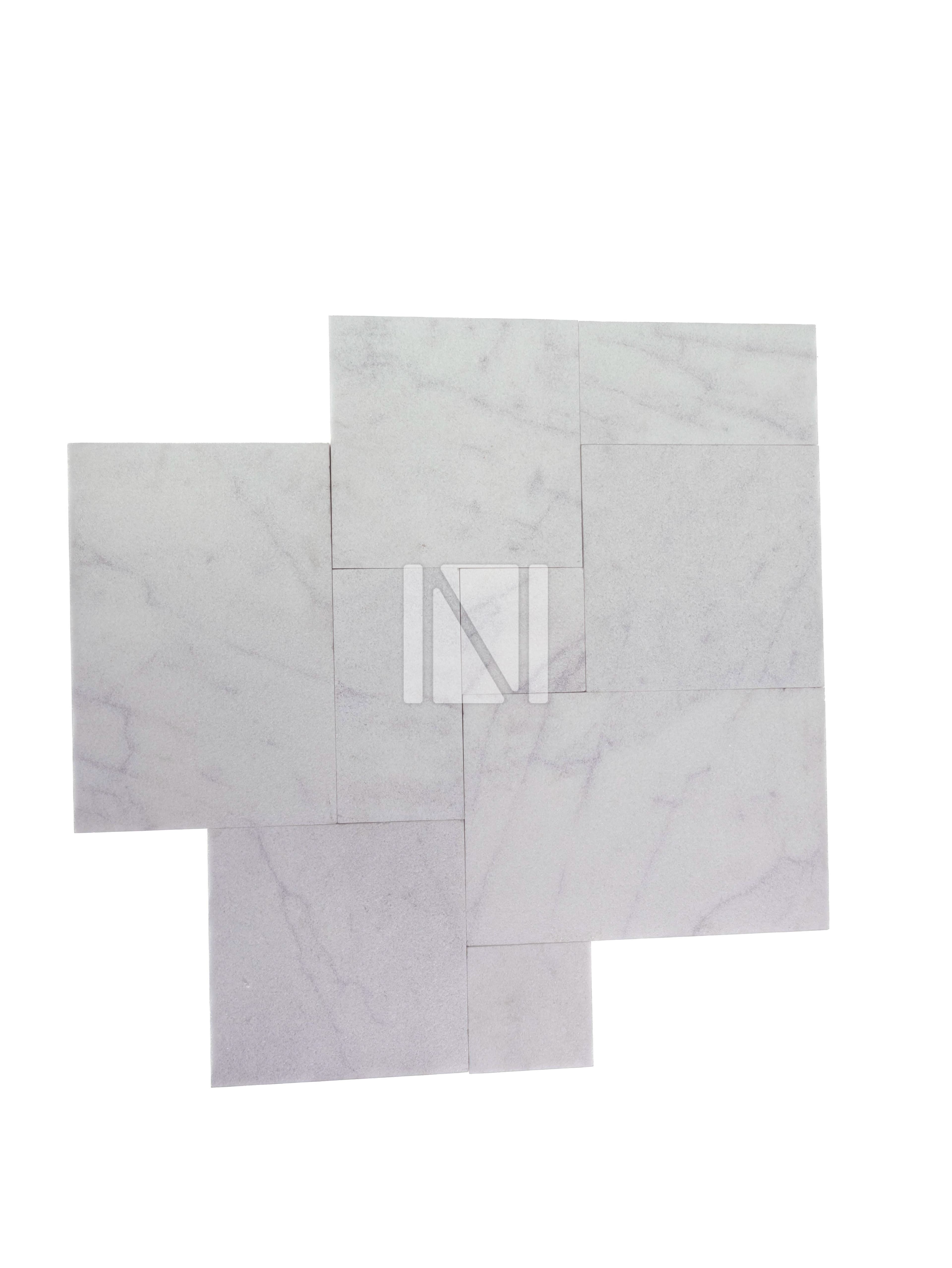 Carrara Leather stone paver pool deck